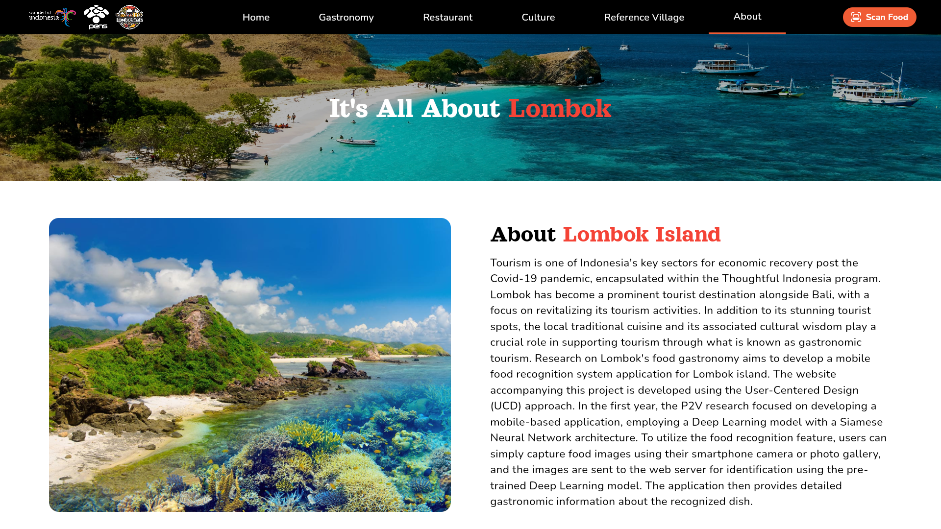 Lombokeats app screen 4